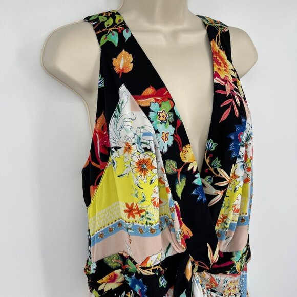 Soho Jeans NY & Co. Dress Asymmetrical Multimedia Mini Size Large - Picture 6 of 14